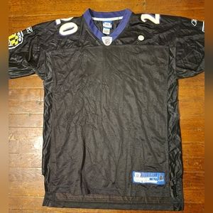 Baltimore Ravens Ed Reed Men's sz Large Reebok Blank Black Jersey